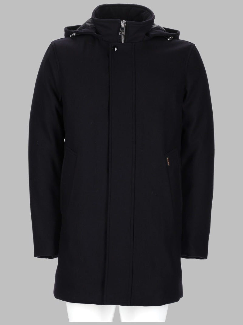 CAPPOTTO IN LANA CON CAPPUCCIO