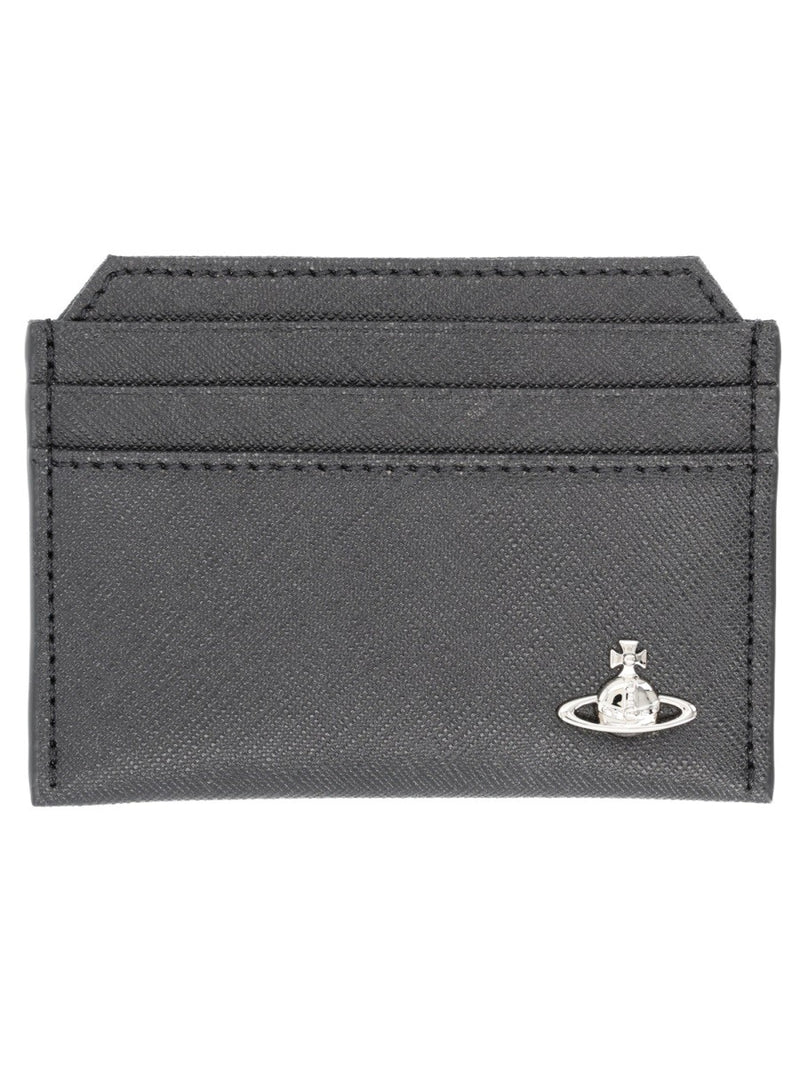 CARD HOLDER WITH "ORB" DETAIL