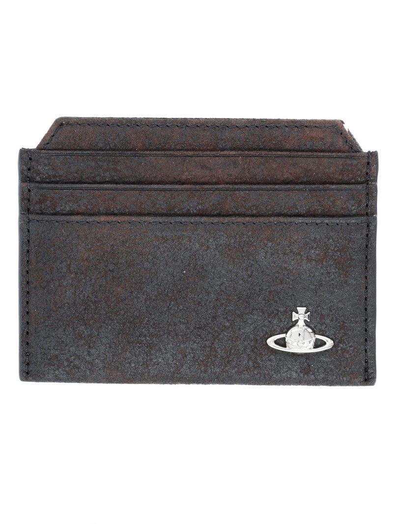 CARD HOLDER WITH "ORB" DETAIL