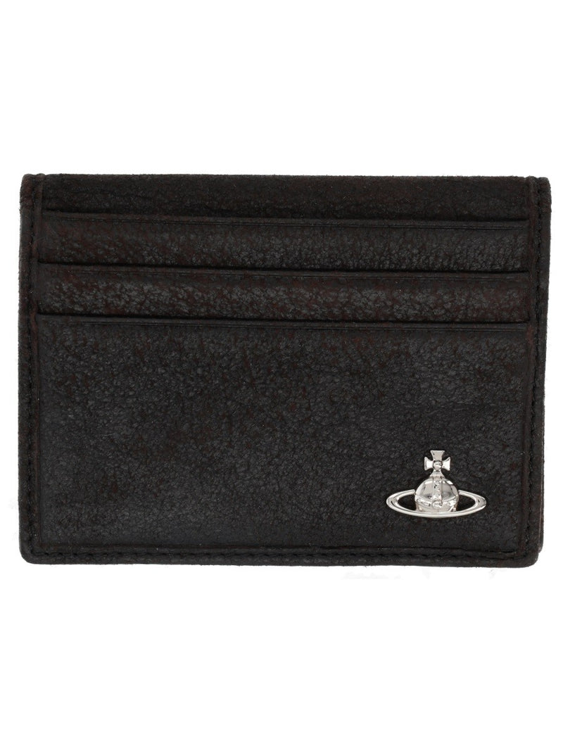 CARD HOLDER WITH "ORB" DETAIL