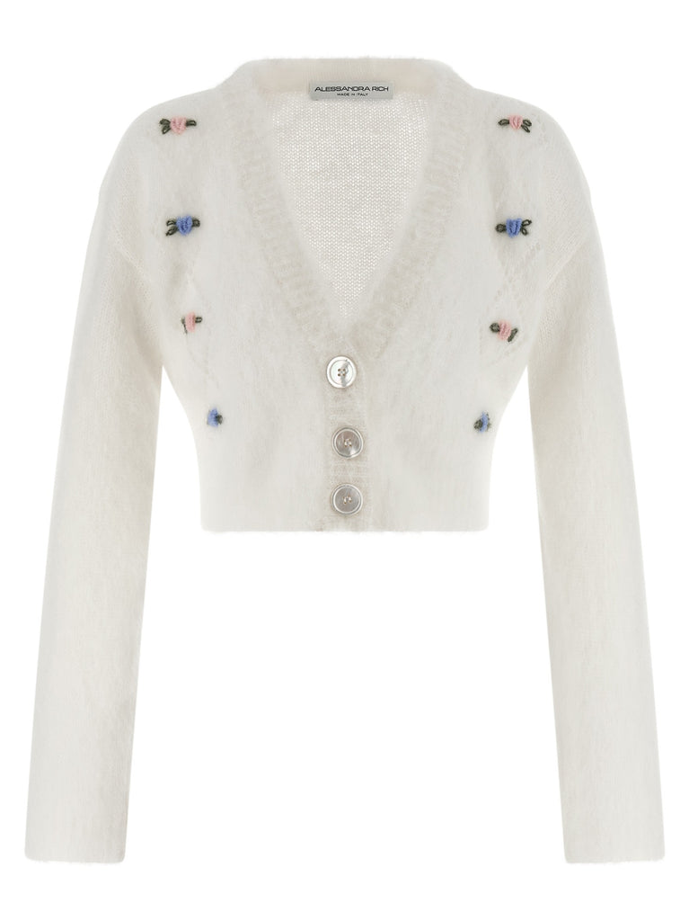 'Carded Mohair' cardigan