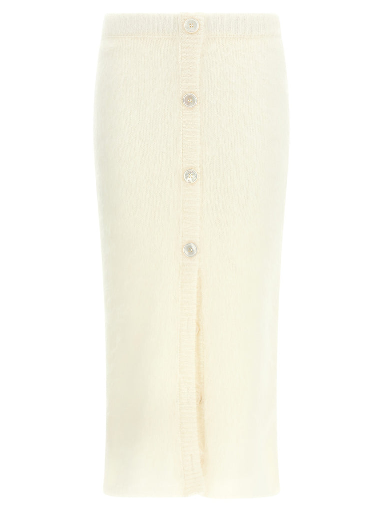 'Carded mohair' skirt
