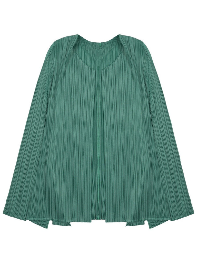CARDIGAN PLISSETTATO