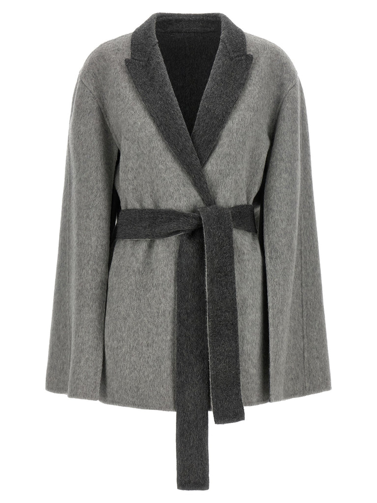 Cardigan with cape sleeves