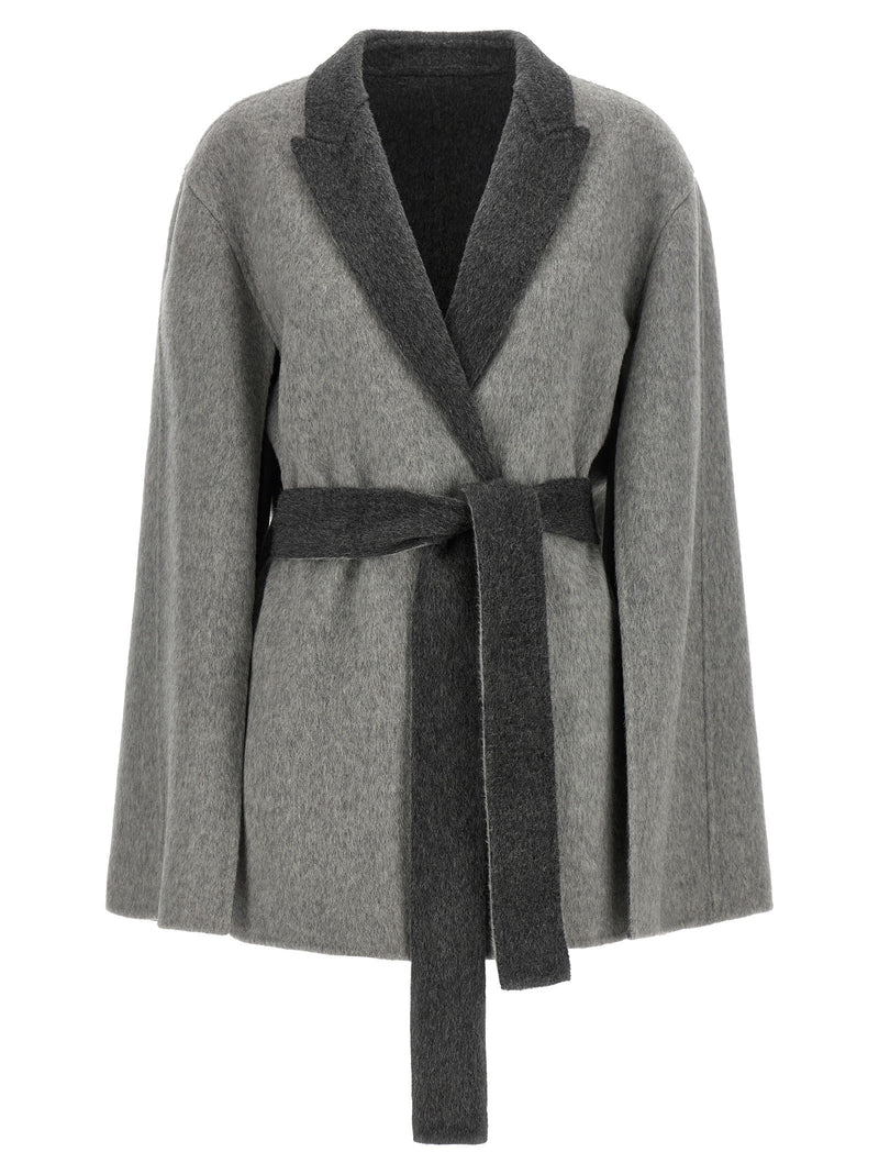 Cardigan with cape sleeves