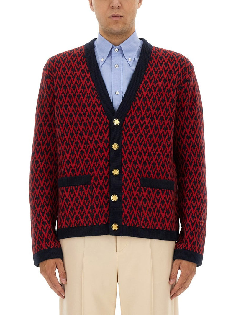 CARDIGAN WITH "TOUTE LA V" PATTERN