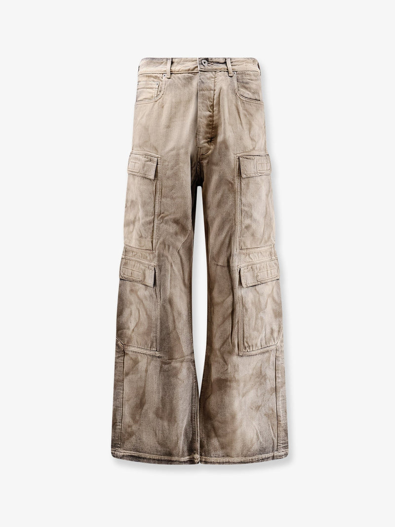 Cargo denim jeans