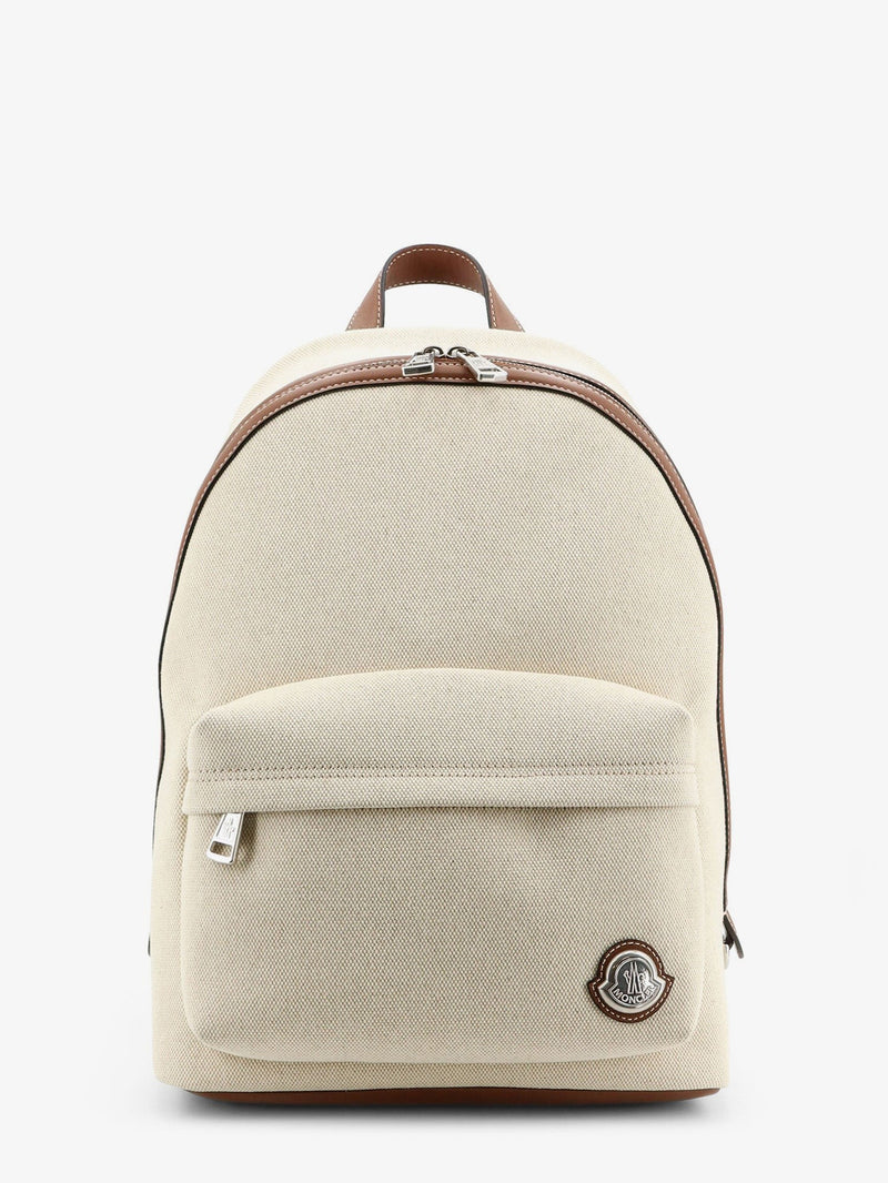Carlo canvas backpack with embossed Moncler logo