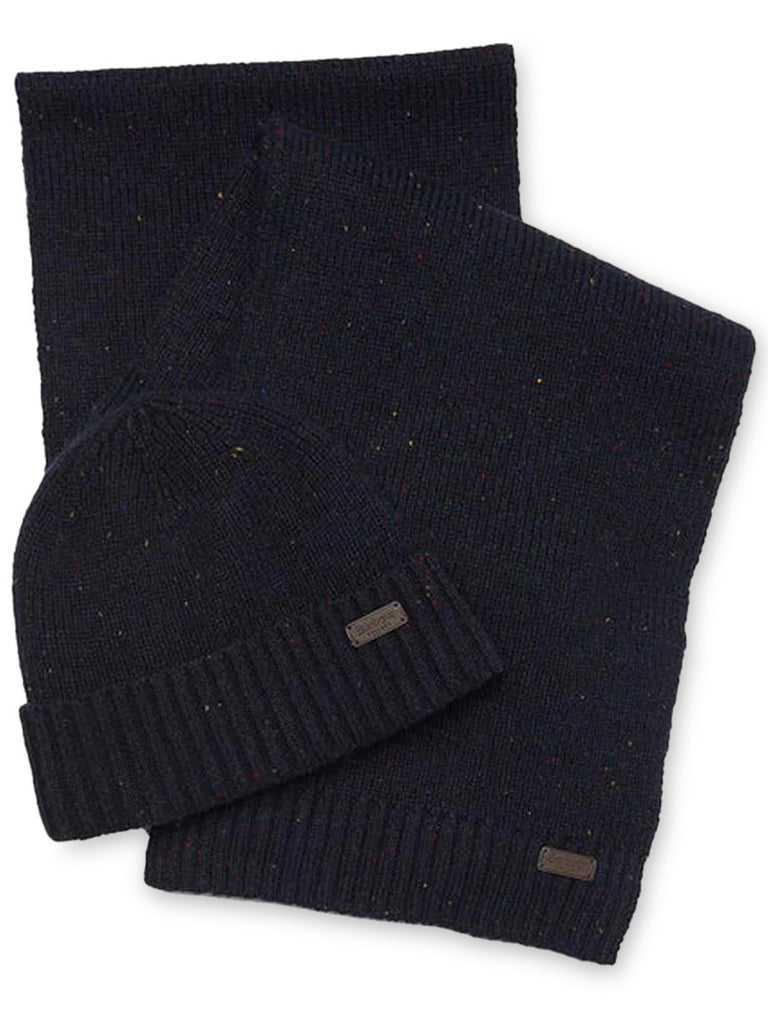 "CARLTON FLECK" SCARF AND CAP GIFT SET