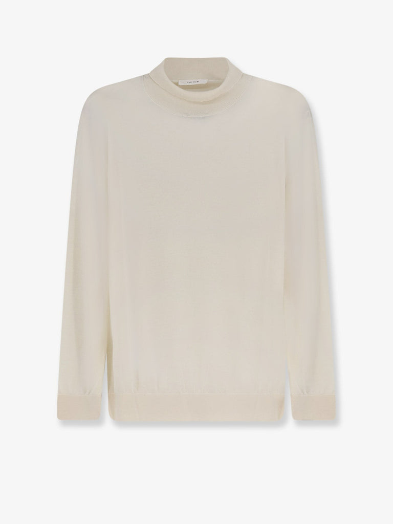 Cashmere and silk blend turtleneck