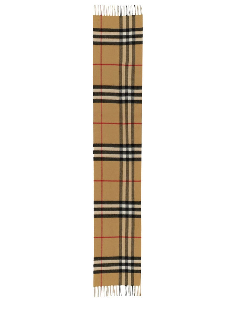 CASHMERE CHECK SCARF