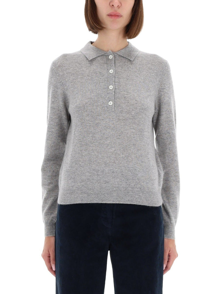 CASHMERE POLO SHIRT