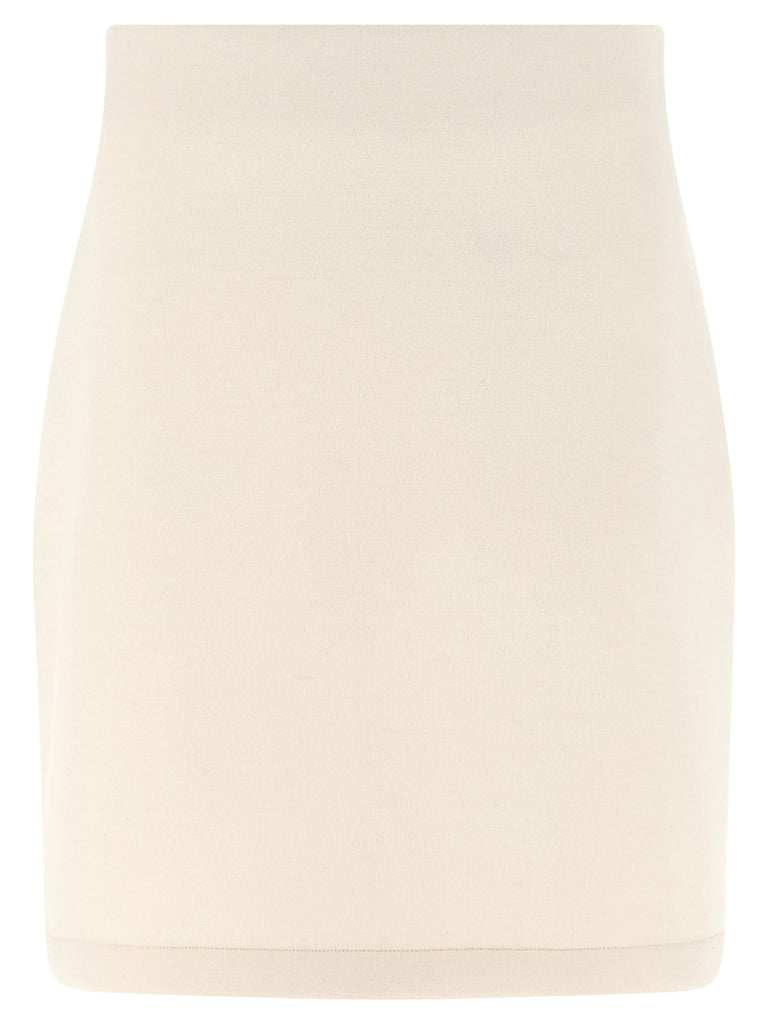 Cashmere scuba skirt