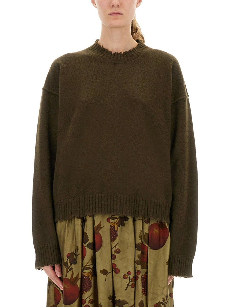 CASHMERE SWEATER WITH BANGS