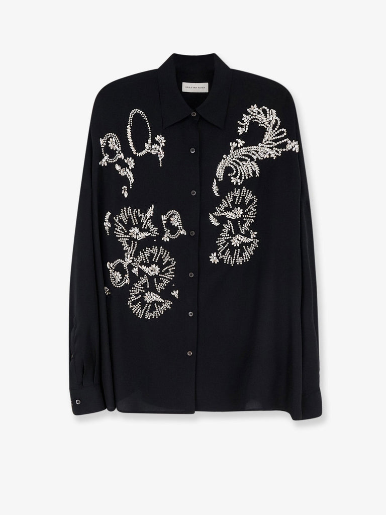 Casia shirt with rhinestones