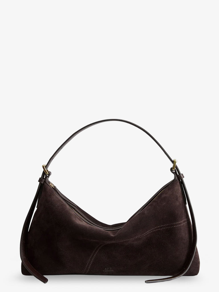 Castellare suede shoulder bag