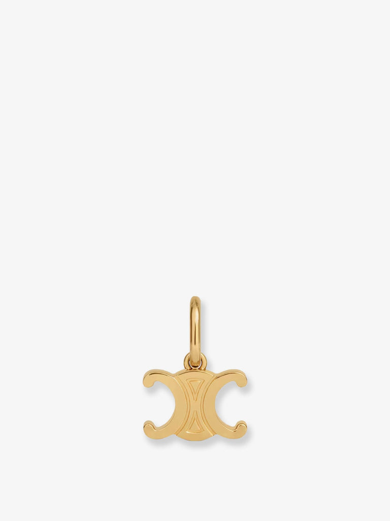 Celine Triomphe brass charm