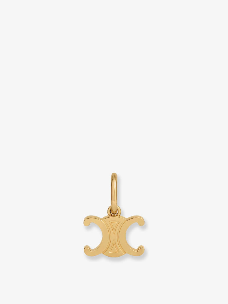 Celine Triomphe brass charm