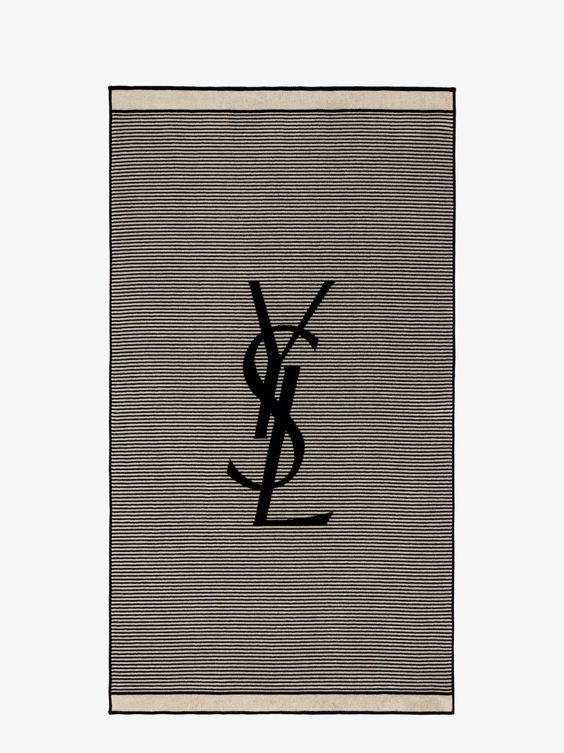 Certified cotton striped beach towel