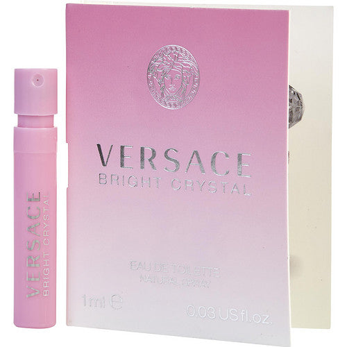 VERSACE BRIGHT CRYSTAL - EDT SPRAY VIAL ON CARD