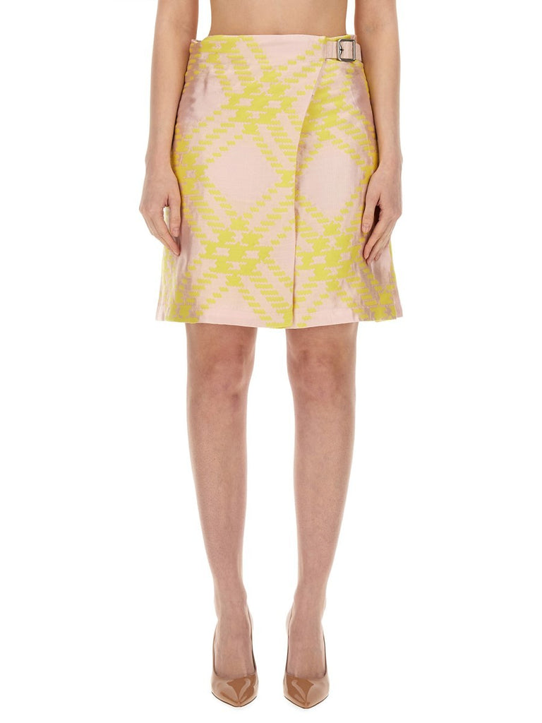 CHECK PATTERN SKIRT