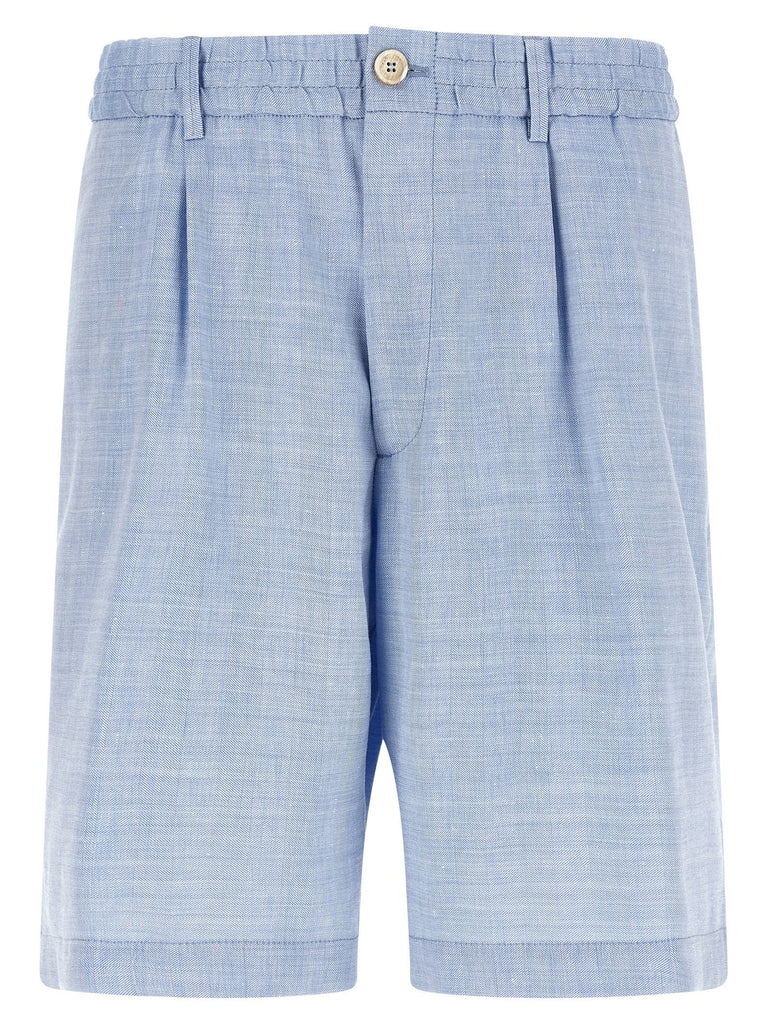 Chevron bermuda shorts