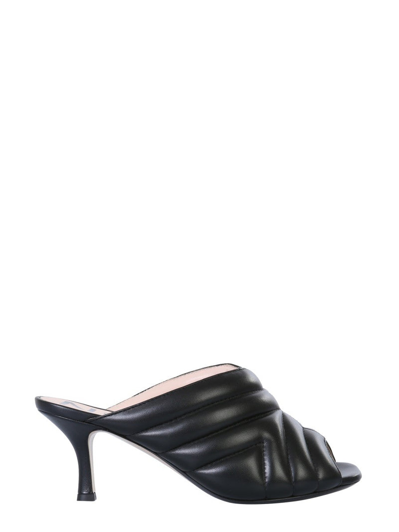 CHEVRON PATTERN MULES
