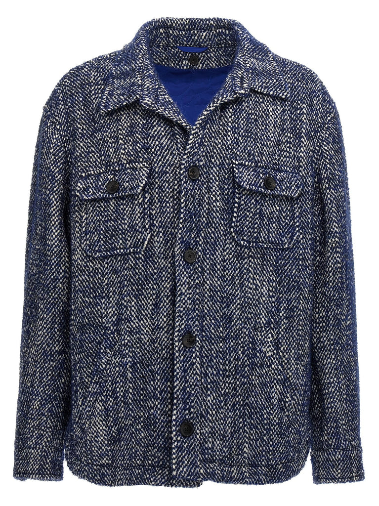 Chevron wool jacket