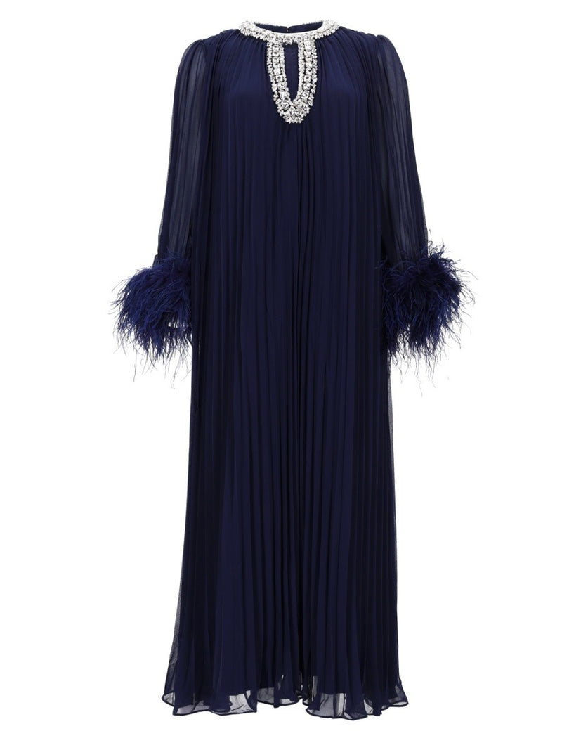 CHIFFON MIDI DRESS