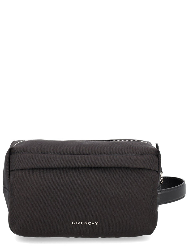 CLUTCH BAG WITH LOGO