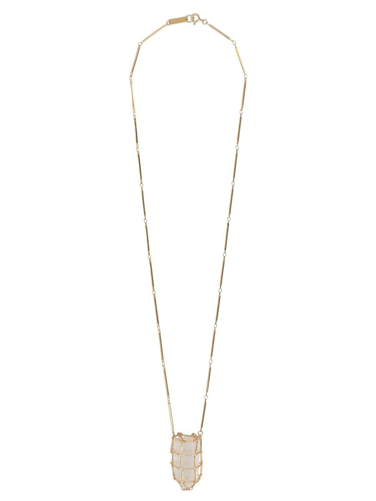COLLANA CON PENDENTE "ROCK CRYSTAL"