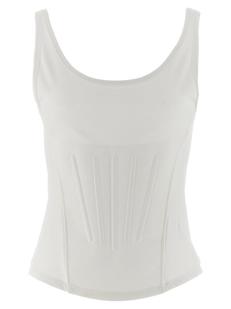 'Corseted' tank top