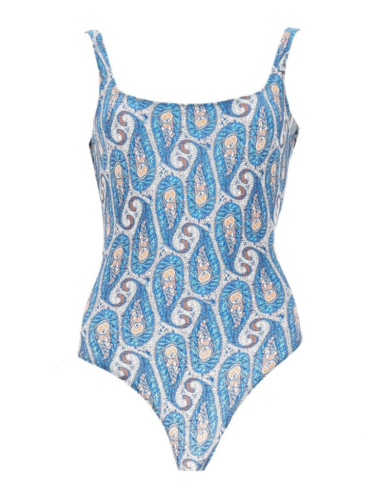 COSTUME INTERO CON MOTIVO PAISLEY FLOREALE