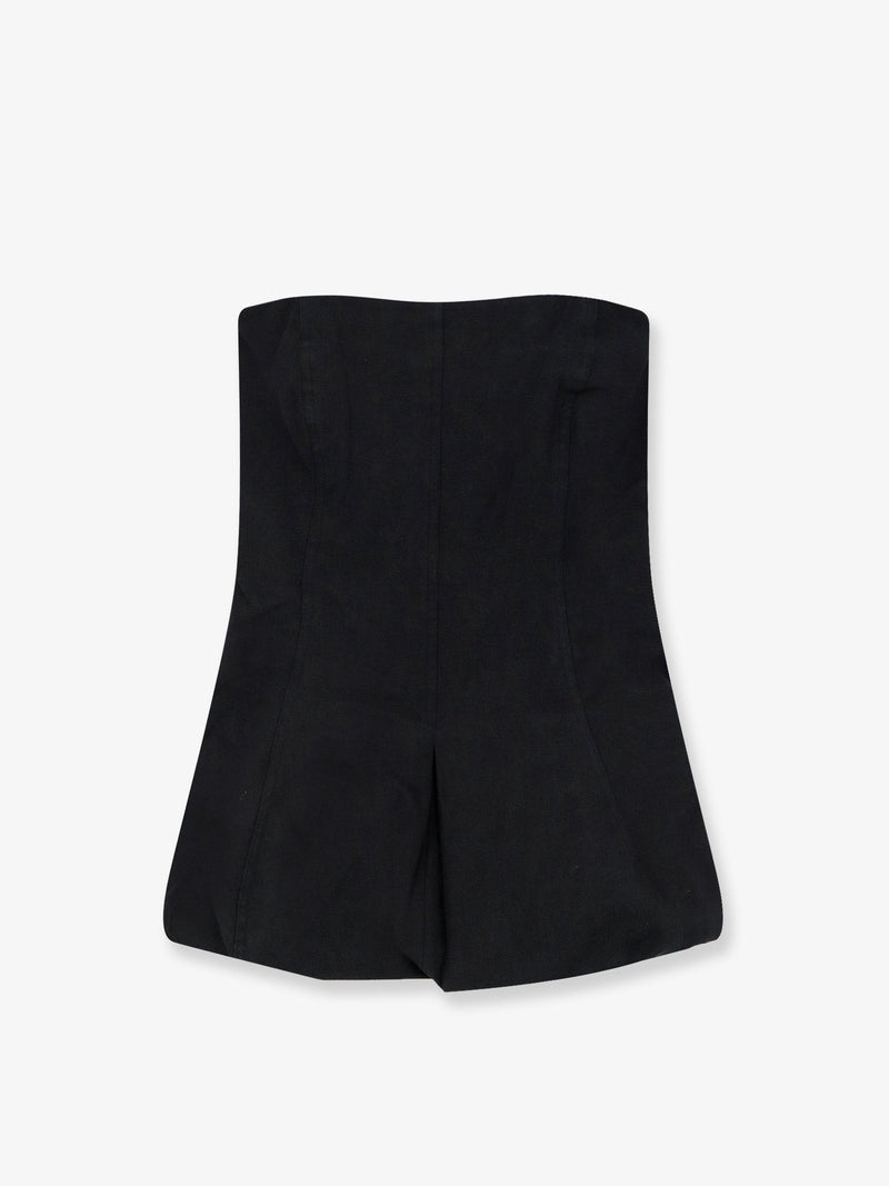 Cotton and silk blend top