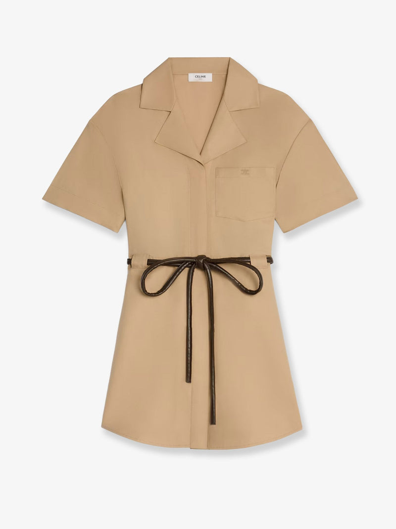 Cotton and silk dress