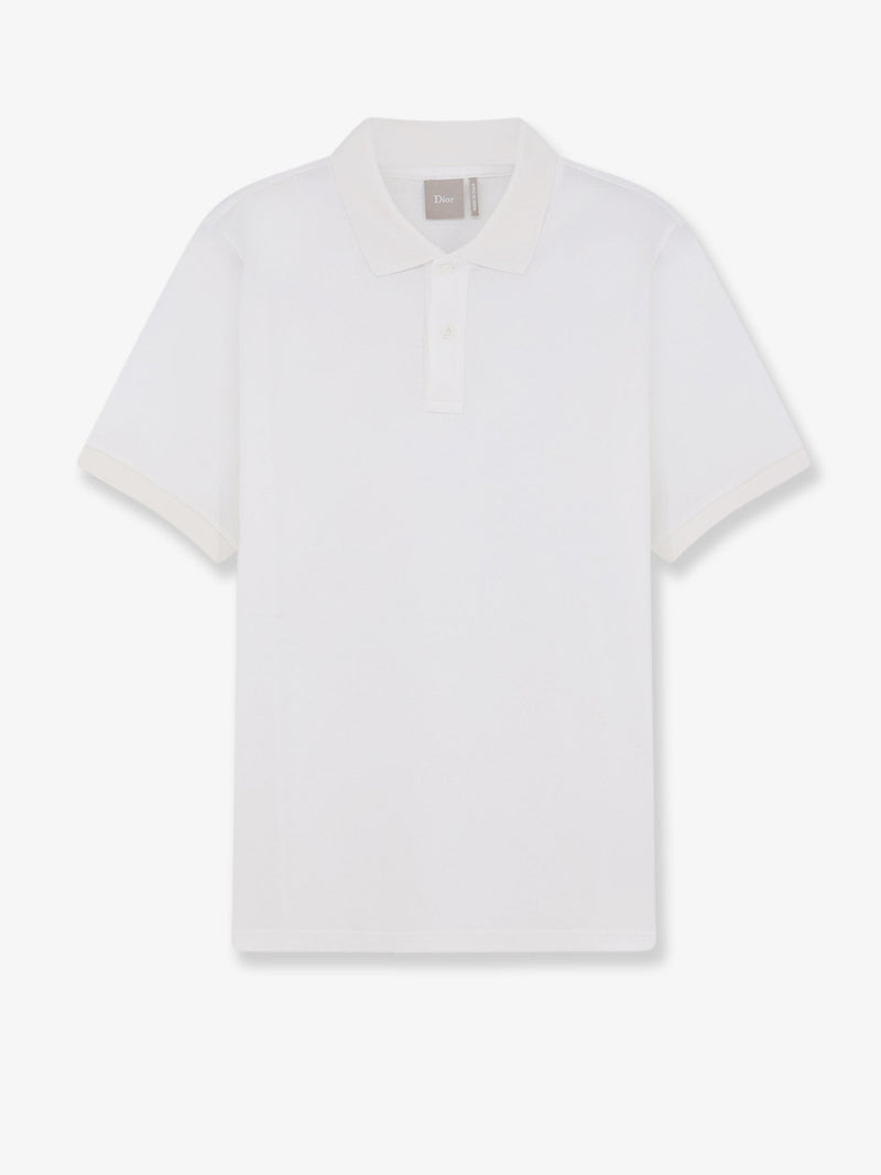 Cotton and silk polo shirt