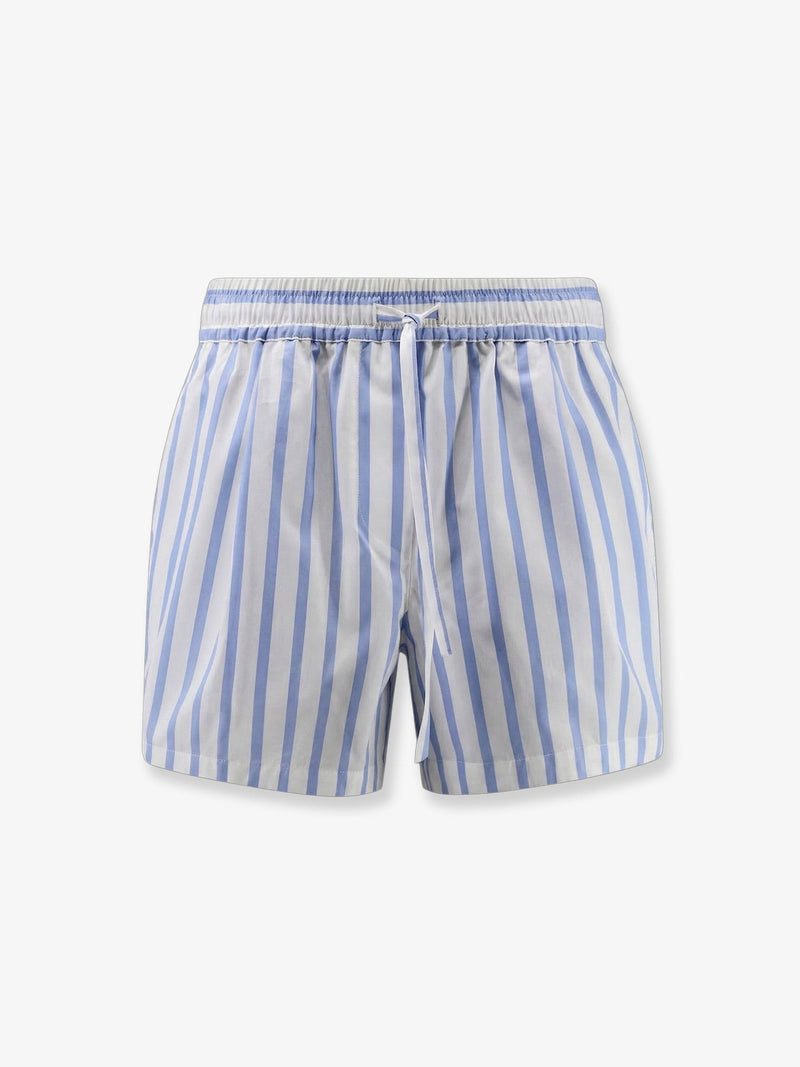 Cotton and silk shorts