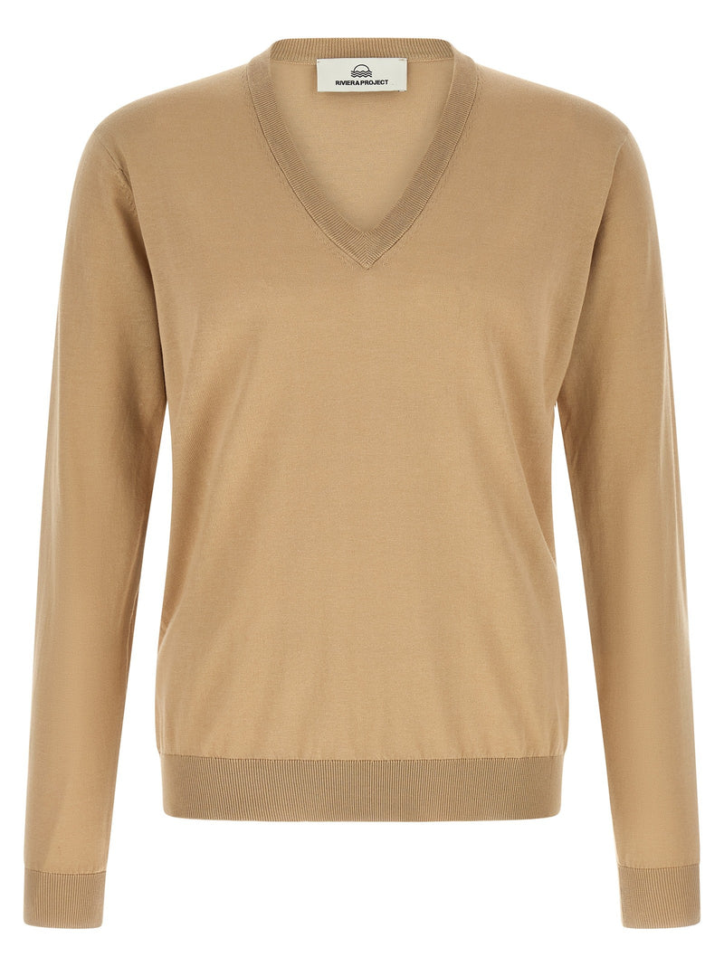 Cotton and silk sweater