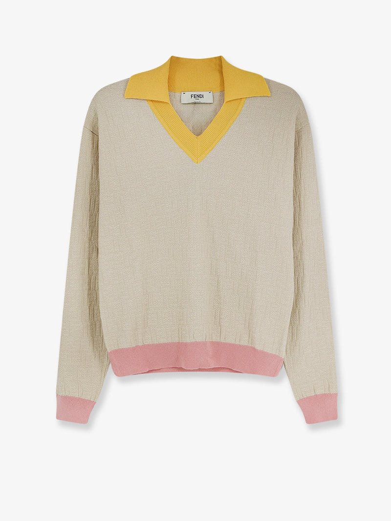 Cotton and silk sweater