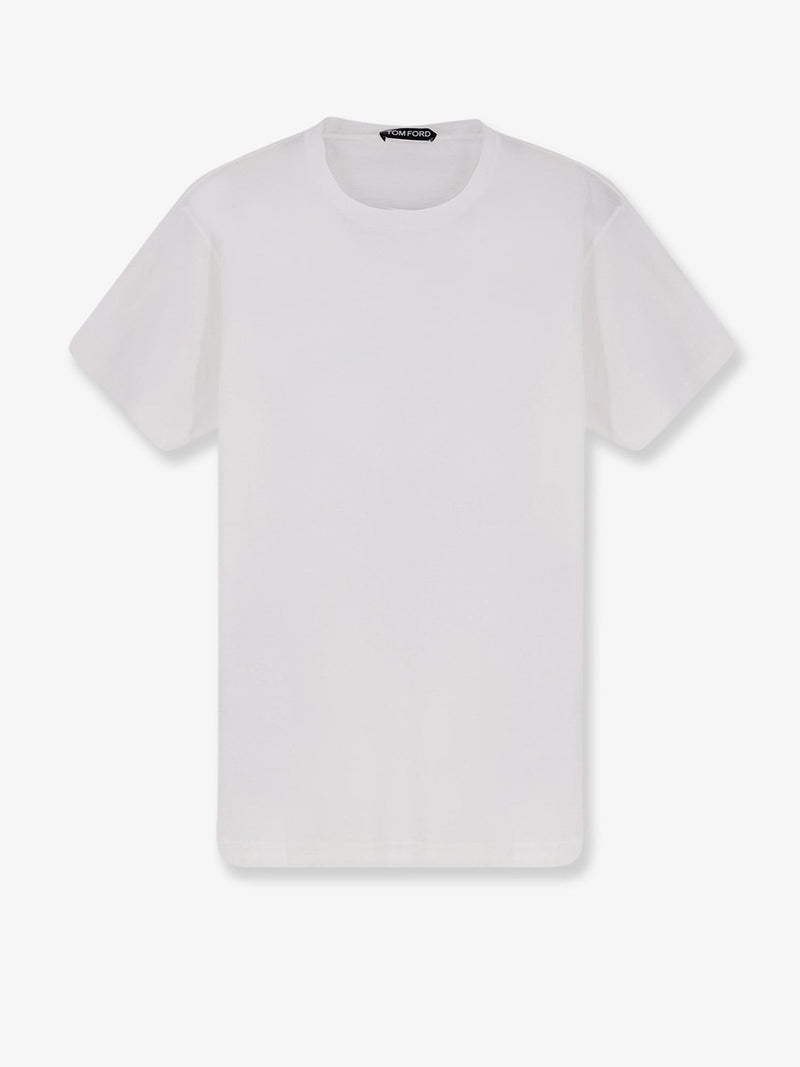Cotton and silk t-shirt