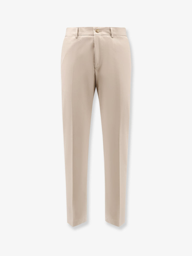 Cotton and silk trousers