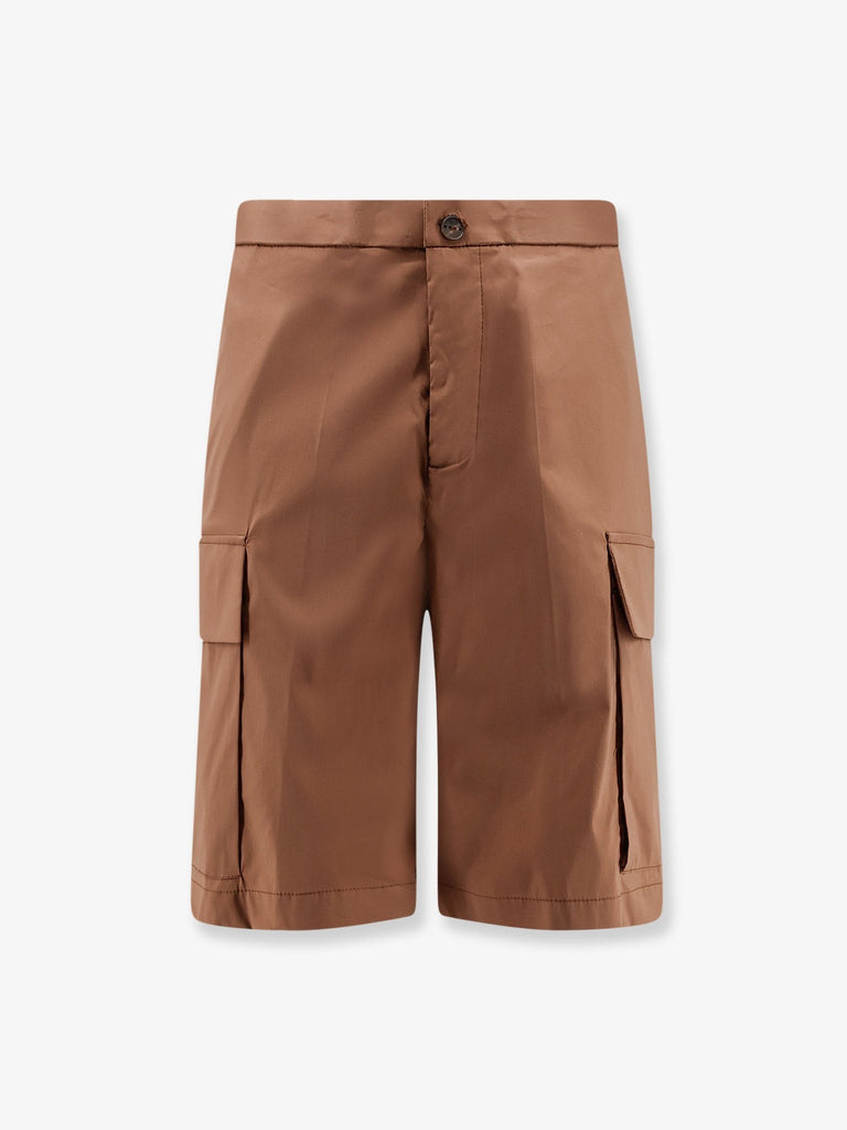Cotton blend bermuda shorts