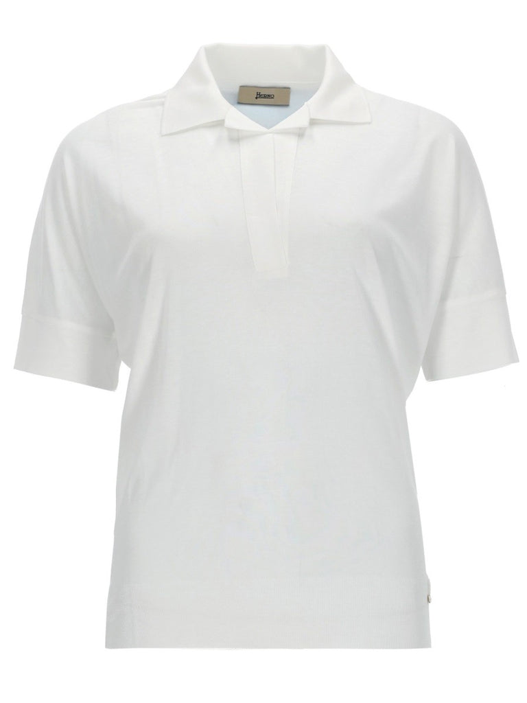 COTTON BLEND POLO SHIRT