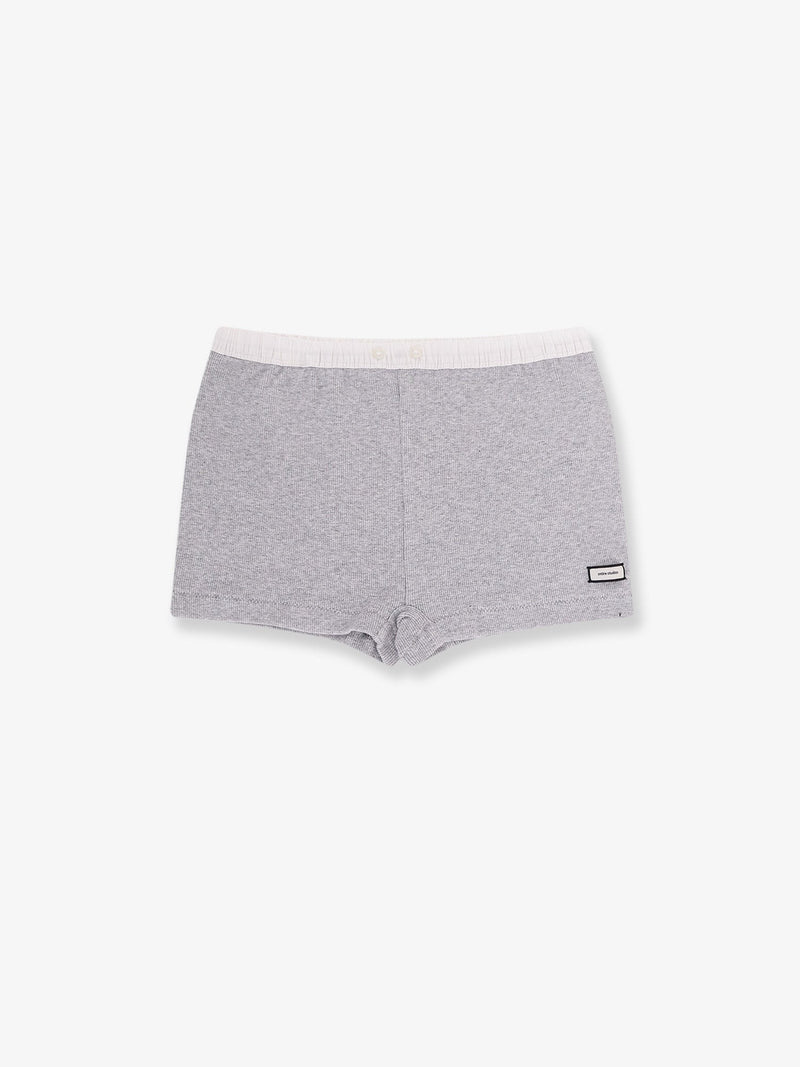 Cotton blend shorts