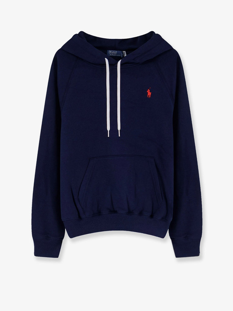 Cotton blend sweatshirt with embroidered logo