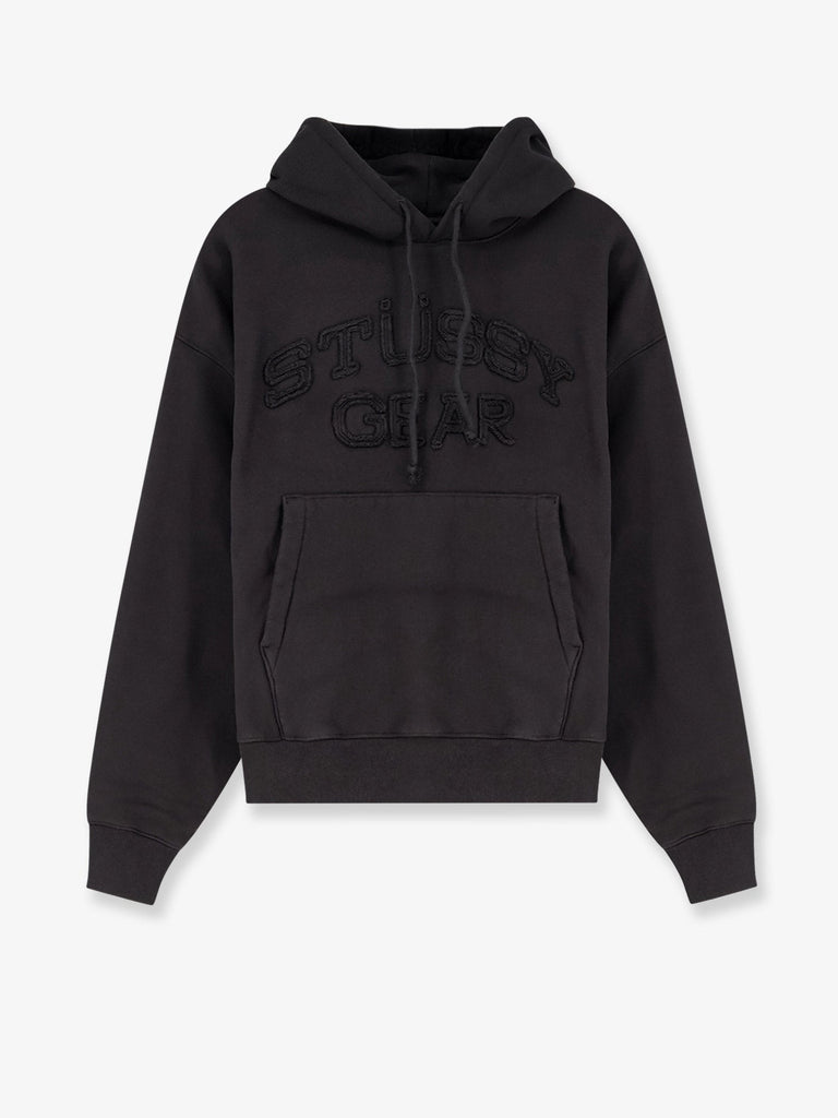 Cotton blend sweatshirt with front logo