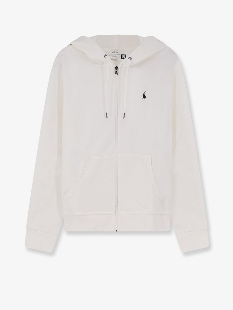 Cotton blend sweatshirt with iconic logo