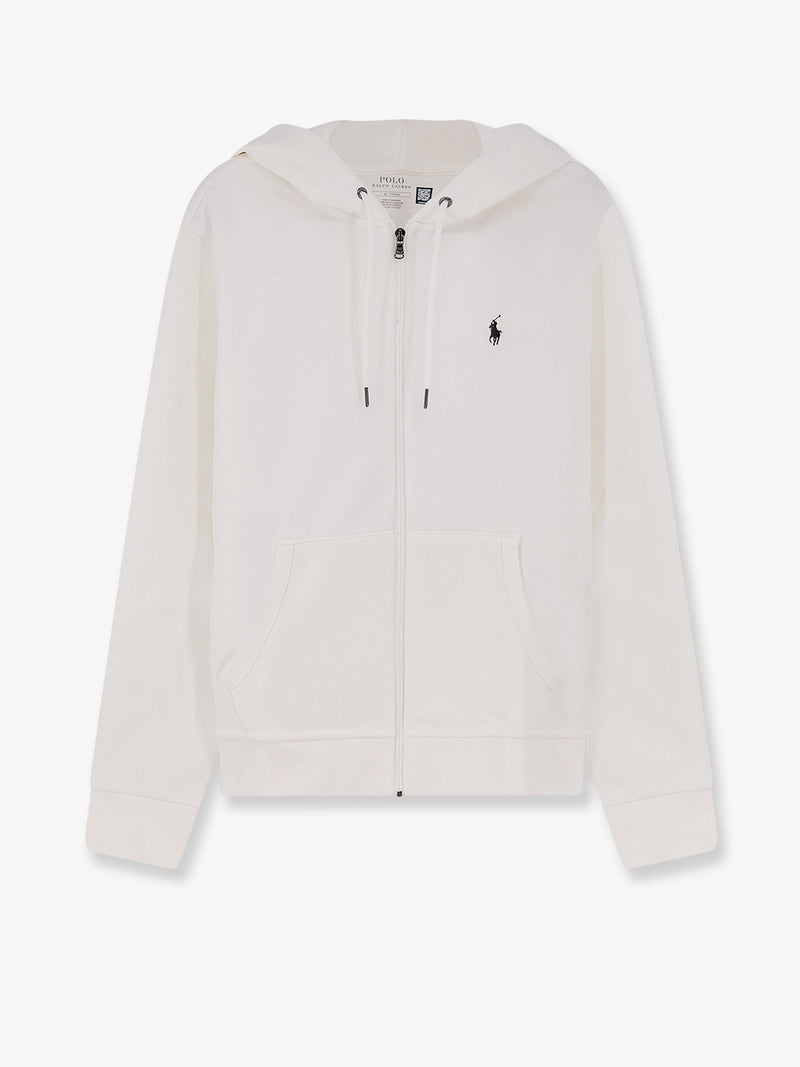 Cotton blend sweatshirt with iconic logo