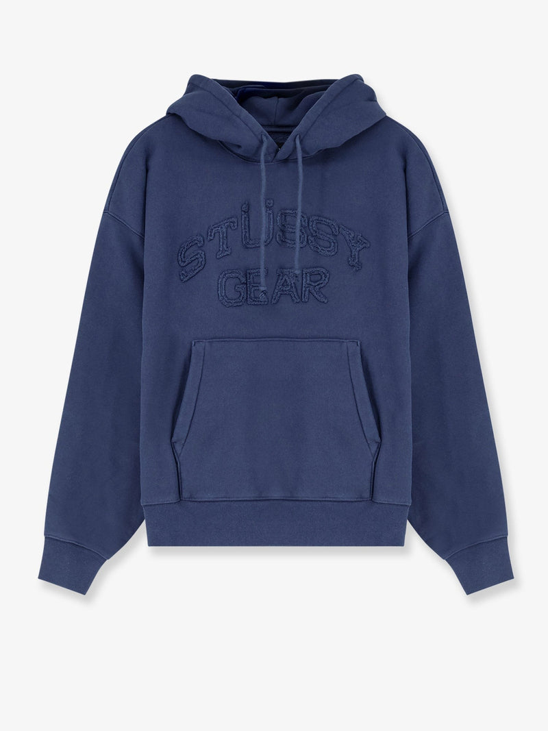 Cotton blend sweatshirt with logo on the front