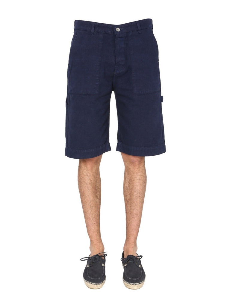 COTTON CANVAS BERMUDA